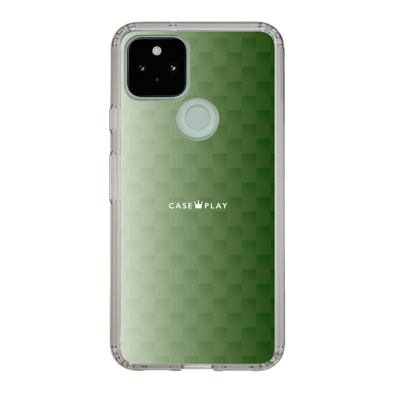 スリムプロテクションケース［ CASEPLAY Check - Green ］