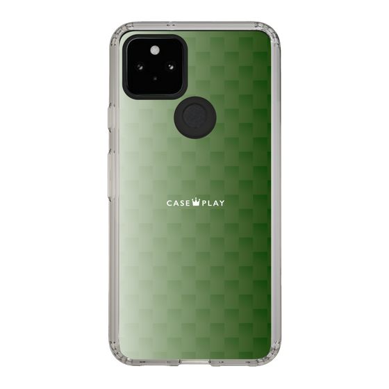 スリムプロテクションケース［ CASEPLAY Check - Green ］