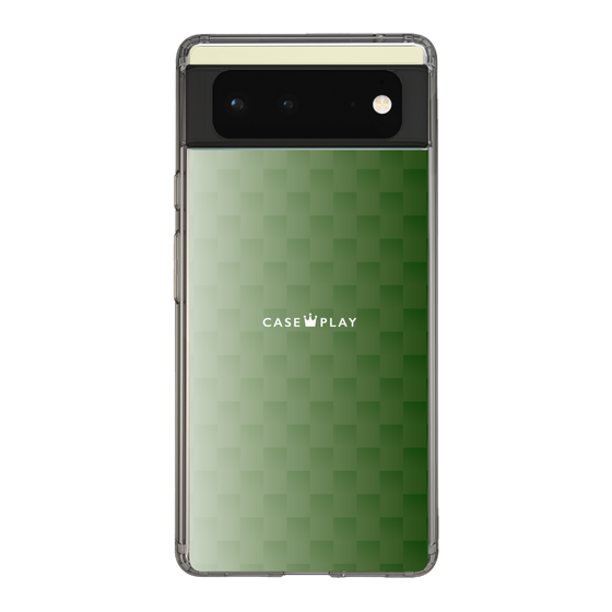 スリムプロテクションケース［ CASEPLAY Check - Green ］