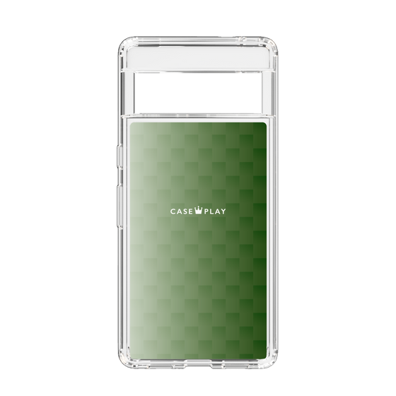 スリムプロテクションケース［ CASEPLAY Check - Green ］