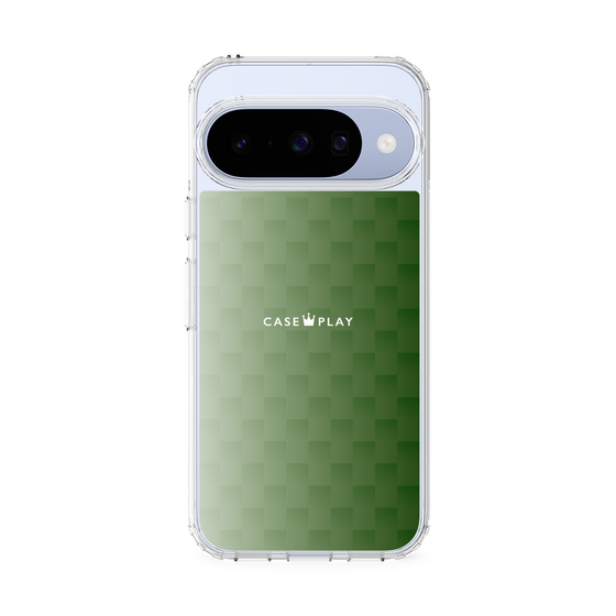 スリムプロテクションケース［ CASEPLAY Check - Green ］