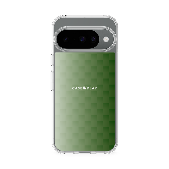スリムプロテクションケース［ CASEPLAY Check - Green ］