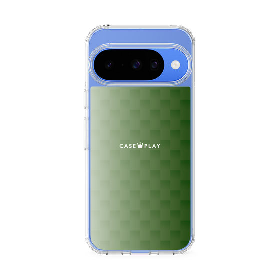 スリムプロテクションケース［ CASEPLAY Check - Green ］