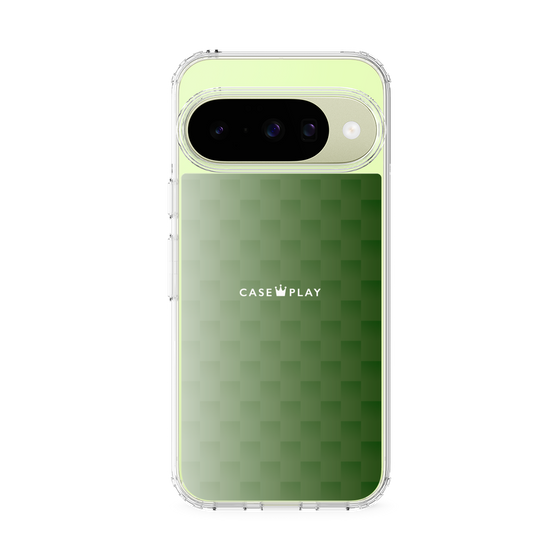 スリムプロテクションケース［ CASEPLAY Check - Green ］