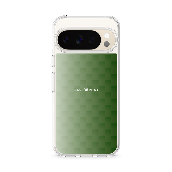 スリムプロテクションケース［ CASEPLAY Check - Green ］