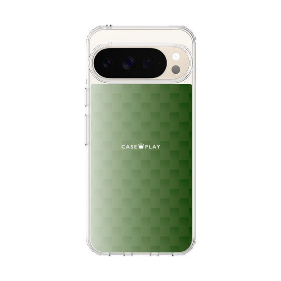 スリムプロテクションケース［ CASEPLAY Check - Green ］