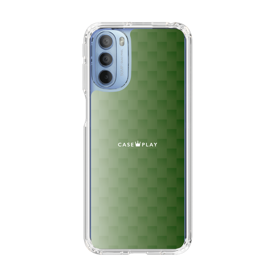 スリムプロテクションケース［ CASEPLAY Check - Green ］