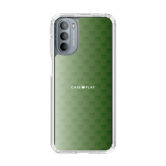 スリムプロテクションケース［ CASEPLAY Check - Green ］