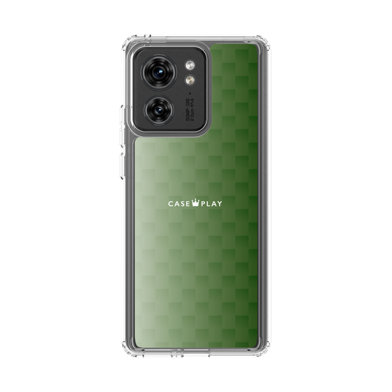 スリムプロテクションケース［ CASEPLAY Check - Green ］