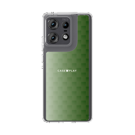 スリムプロテクションケース［ CASEPLAY Check - Green ］