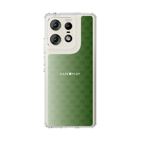 スリムプロテクションケース［ CASEPLAY Check - Green ］