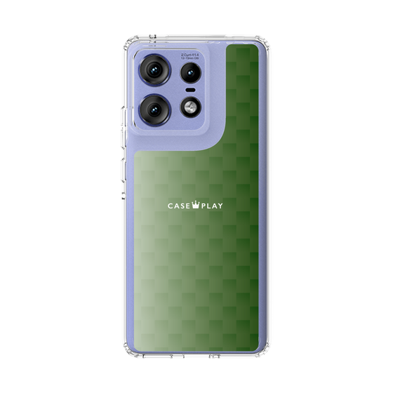 スリムプロテクションケース［ CASEPLAY Check - Green ］