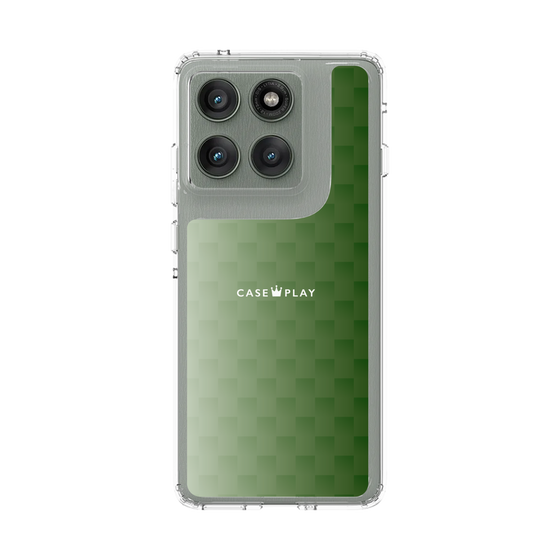 スリムプロテクションケース［ CASEPLAY Check - Green ］