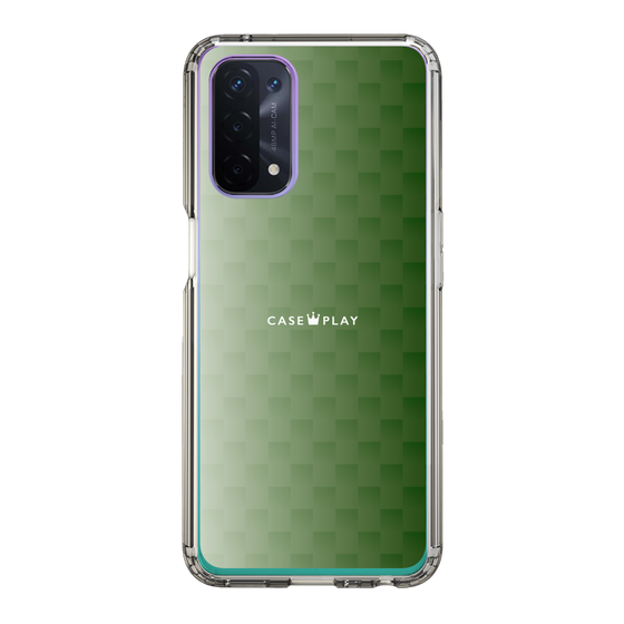 スリムプロテクションケース［ CASEPLAY Check - Green ］