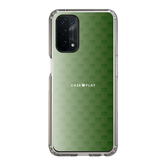 スリムプロテクションケース［ CASEPLAY Check - Green ］