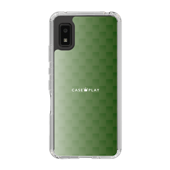 スリムプロテクションケース［ CASEPLAY Check - Green ］