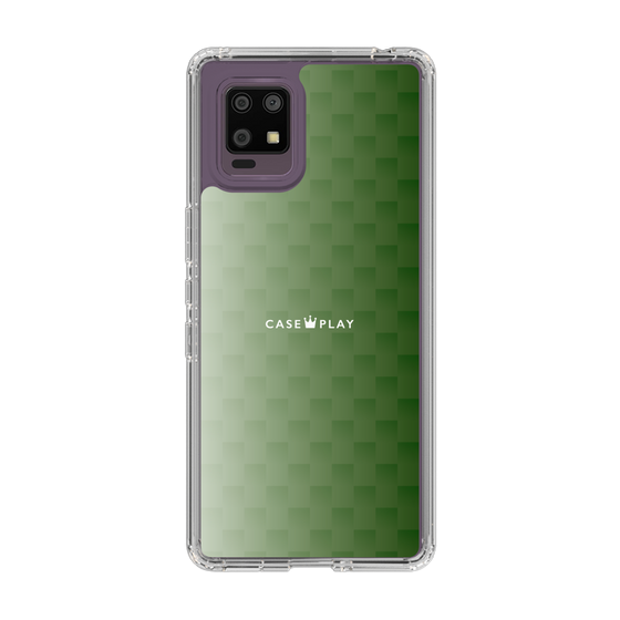 スリムプロテクションケース［ CASEPLAY Check - Green ］