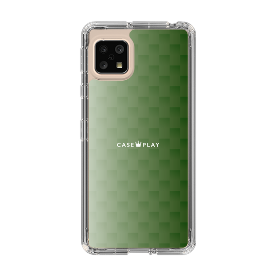 スリムプロテクションケース［ CASEPLAY Check - Green ］