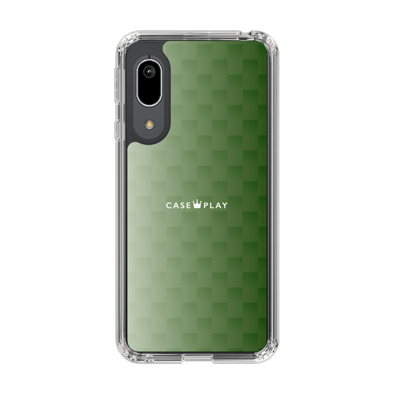 スリムプロテクションケース［ CASEPLAY Check - Green ］