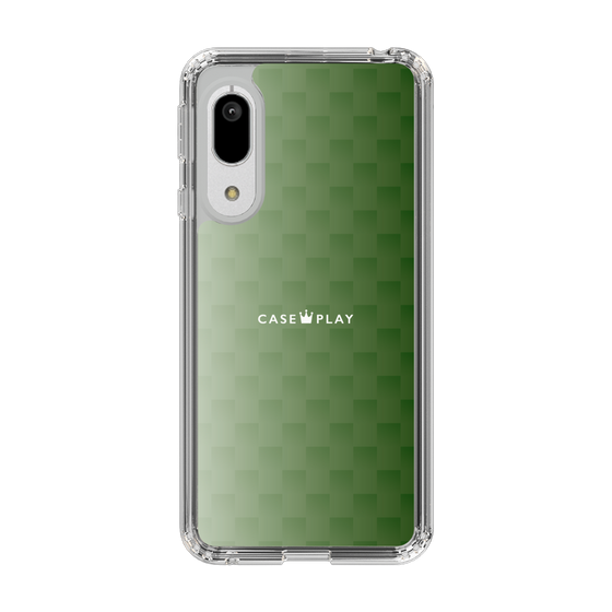 スリムプロテクションケース［ CASEPLAY Check - Green ］