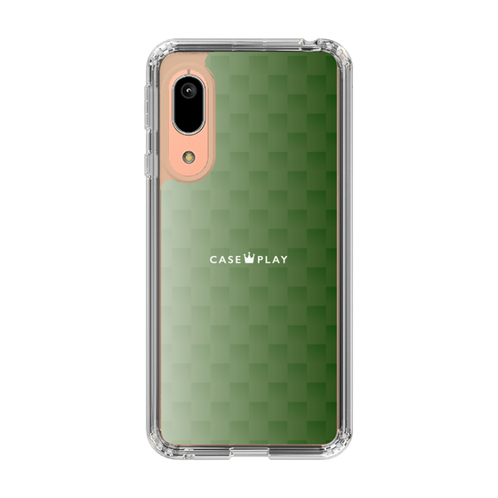 スリムプロテクションケース［ CASEPLAY Check - Green ］