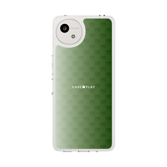 スリムプロテクションケース［ CASEPLAY Check - Green ］