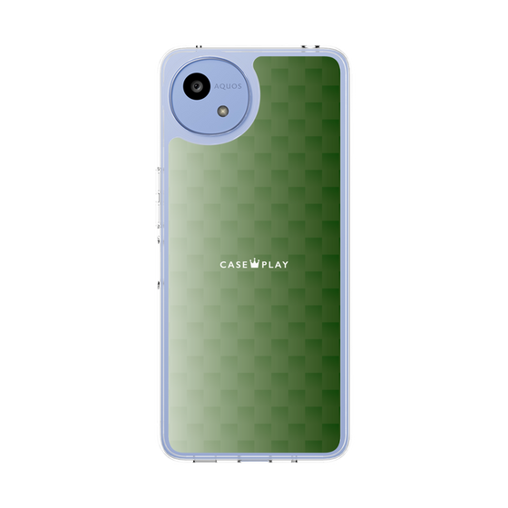 スリムプロテクションケース［ CASEPLAY Check - Green ］