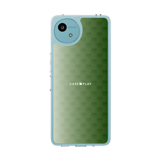 スリムプロテクションケース［ CASEPLAY Check - Green ］