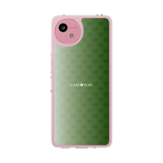 スリムプロテクションケース［ CASEPLAY Check - Green ］