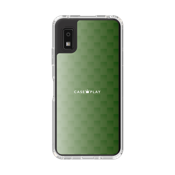 スリムプロテクションケース［ CASEPLAY Check - Green ］