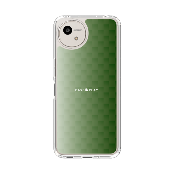 スリムプロテクションケース［ CASEPLAY Check - Green ］