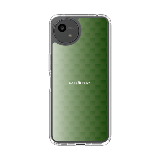 スリムプロテクションケース［ CASEPLAY Check - Green ］