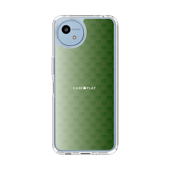 スリムプロテクションケース［ CASEPLAY Check - Green ］