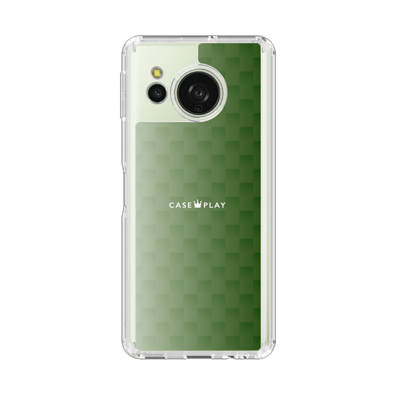 スリムプロテクションケース［ CASEPLAY Check - Green ］