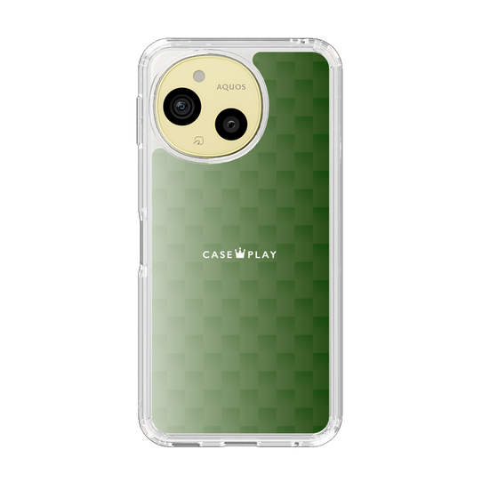 スリムプロテクションケース［ CASEPLAY Check - Green ］