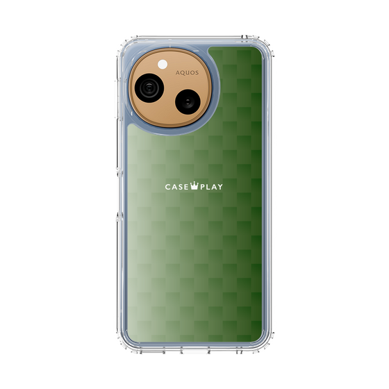 スリムプロテクションケース［ CASEPLAY Check - Green ］