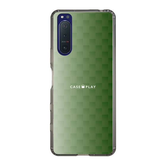 スリムプロテクションケース［ CASEPLAY Check - Green ］