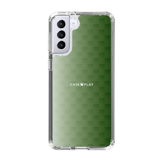 スリムプロテクションケース［ CASEPLAY Check - Green ］