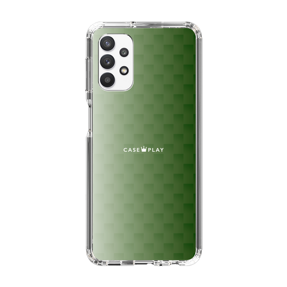 スリムプロテクションケース［ CASEPLAY Check - Green ］