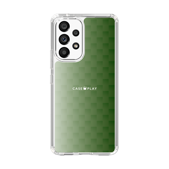 スリムプロテクションケース［ CASEPLAY Check - Green ］