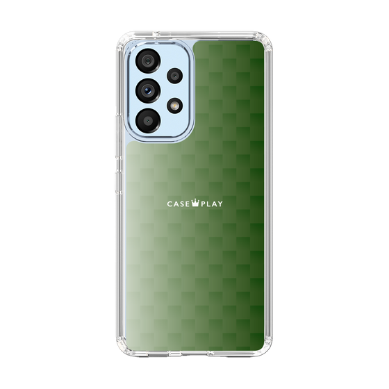 スリムプロテクションケース［ CASEPLAY Check - Green ］