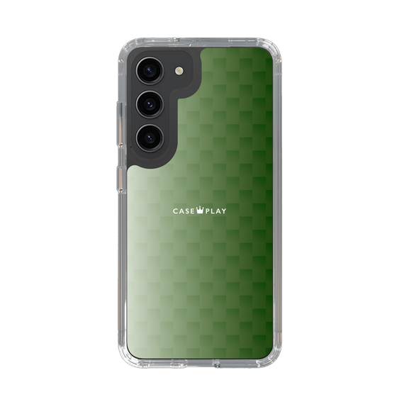 スリムプロテクションケース［ CASEPLAY Check - Green ］