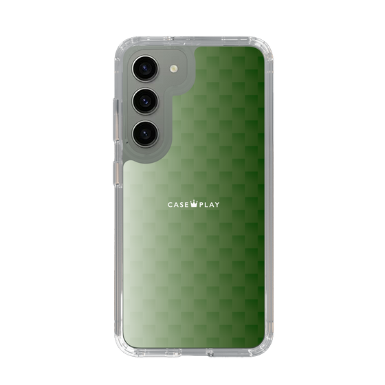 スリムプロテクションケース［ CASEPLAY Check - Green ］