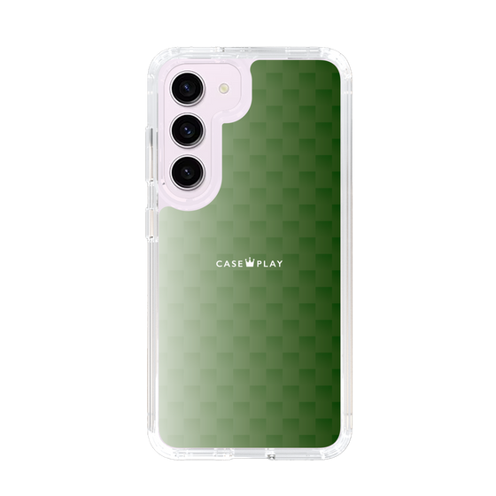 スリムプロテクションケース［ CASEPLAY Check - Green ］