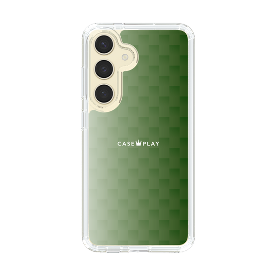 スリムプロテクションケース［ CASEPLAY Check - Green ］