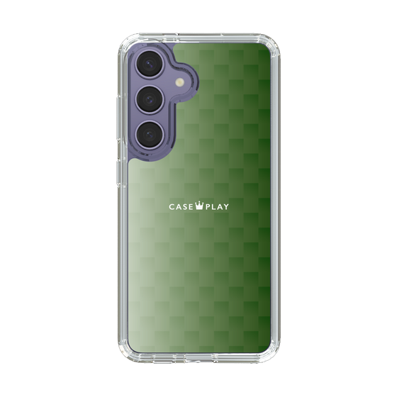 スリムプロテクションケース［ CASEPLAY Check - Green ］