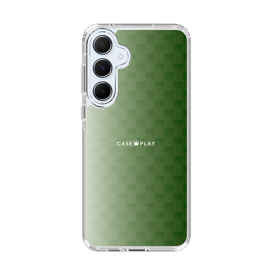 スリムプロテクションケース［ CASEPLAY Check - Green ］