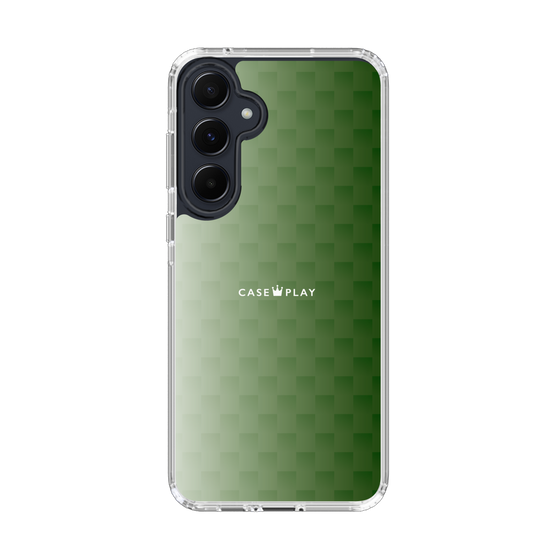 スリムプロテクションケース［ CASEPLAY Check - Green ］