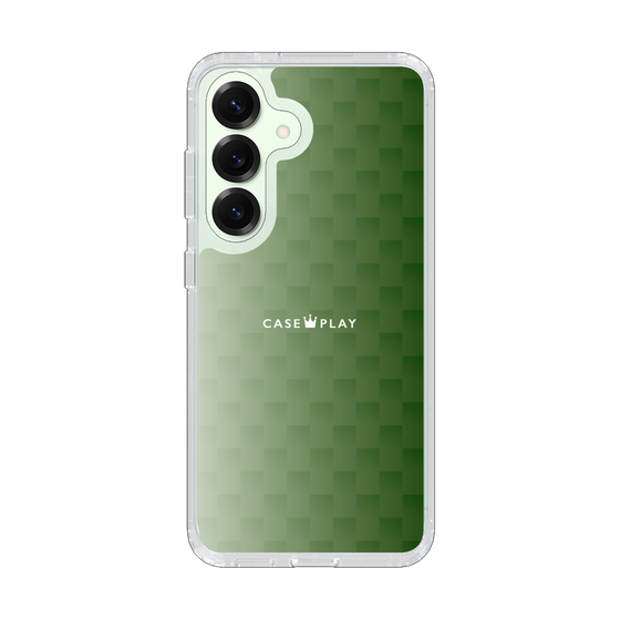 スリムプロテクションケース［ CASEPLAY Check - Green ］