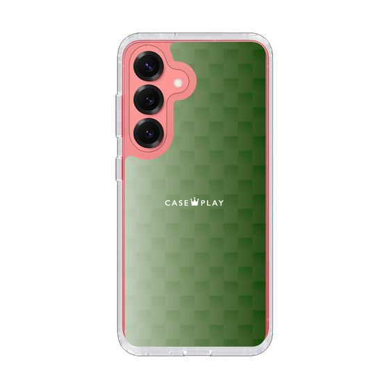 スリムプロテクションケース［ CASEPLAY Check - Green ］